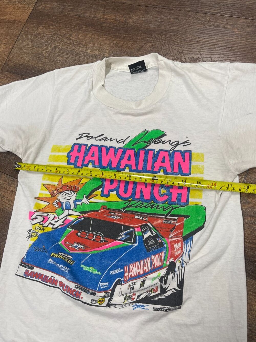 Vintage Hawaiian Punch NHRA Funny Car Double Sided Tee USA - Picture 6 of 8